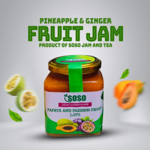 CONFITURE DE PAPAYE ET FRUIT DE LA PASSION