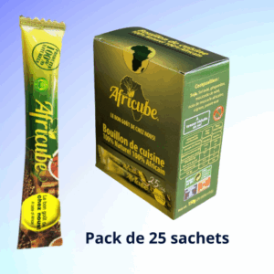 Bouillon Africube - Boite de 25 sticks