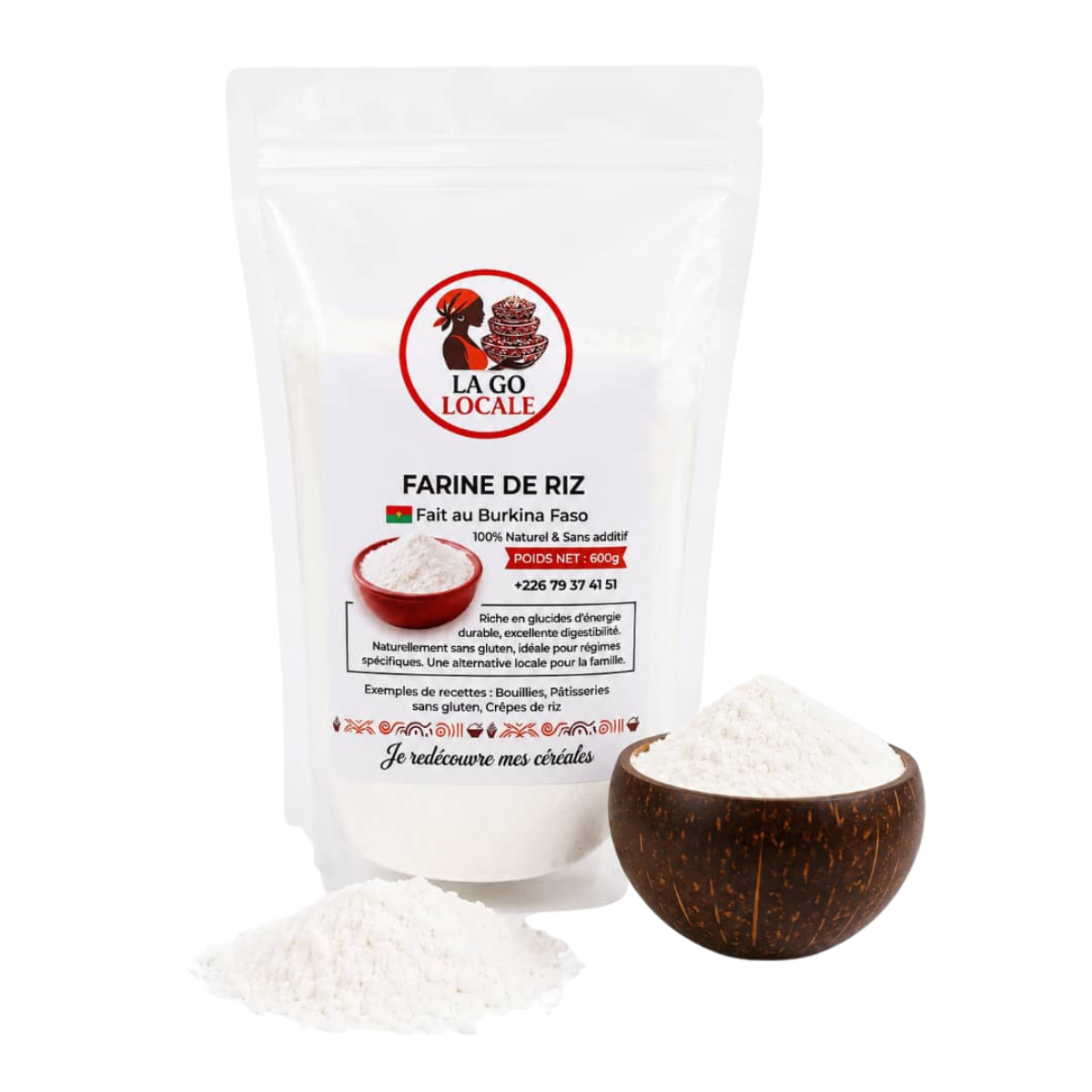 Farine de Riz – La Go Locale (600g)
