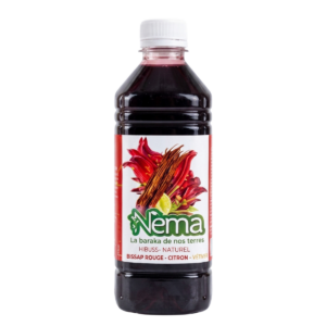 Jus Bissap Rouge – Citron – Vétiver 100% Naturel – Nèma – 1000 ml