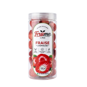 Fruima Fraise Lyophilisée 100g – Morceaux de Fraises 100% Naturels