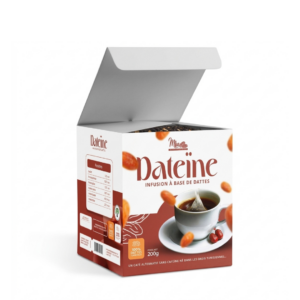 Dateïne – Infusion à base de dattes torréfiées (Boîte de 200g - Mia)